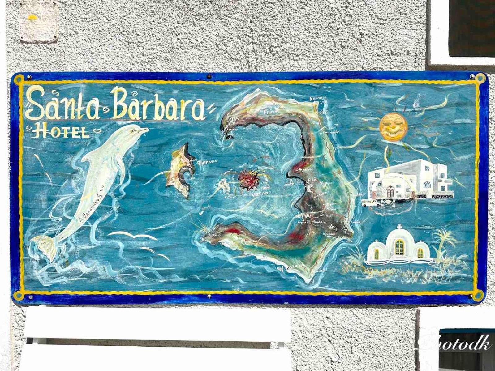 Santa Barbara Hotel Perissa  Exterior photo